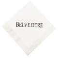 5"x5" White 1-Ply Coin Edge Embossed Beverage Napkins - The 500 Line